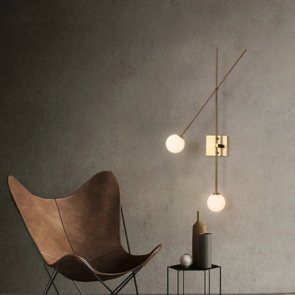 Applique murale en verre au design minimaliste pour intérieur moderne — LZ4X9P2