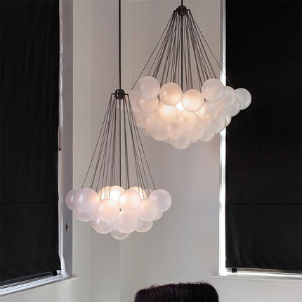 Suspension en verre au style nordique pour décoration intérieure élégante — LZ4X9T2