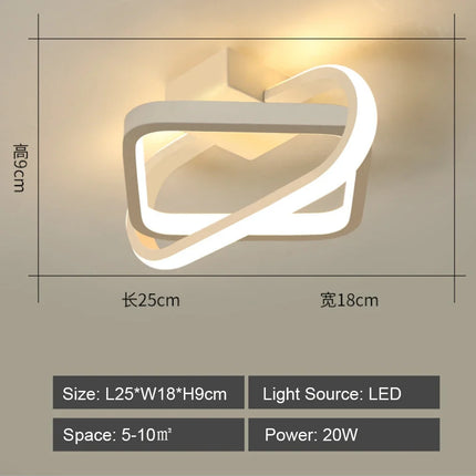 Suspension LED moderne à éclairage chaud et froid — LZ4X9B