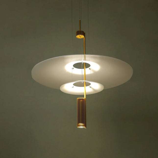 lustre moderne de flamant rose led pour décoration loft