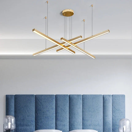 Lustre suspension moderne minimaliste pour ambiance chaleureuse — LZ4X9T
