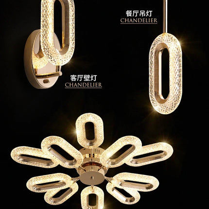 applique murale à led abat-jour diamant design moderne pour intérieur