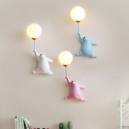 Applique murale enfant avec motif ours polaire Maverick — LZ4X9J