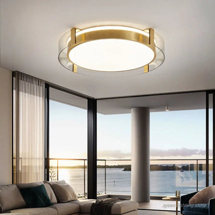 Plafonnier en cuivre au design moderne pour décoration intérieure créative — LZ4X9T2