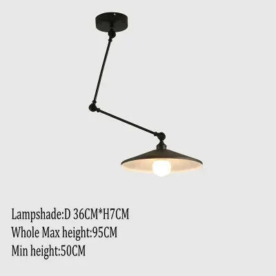 Suspension nordique pliable en aluminium avec bras long et LED — LZ4X9P2M