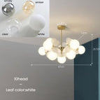 10 lumières - Blanc / Milky / Chaude