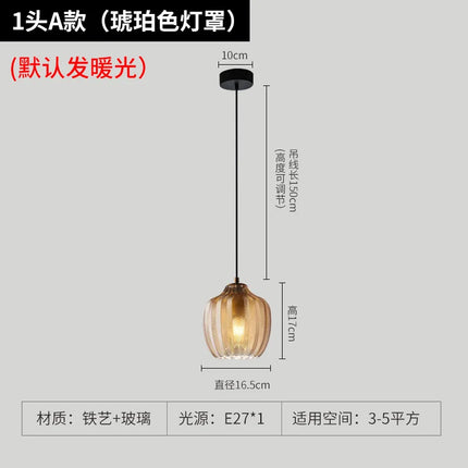 Suspension en verre au design nordique pour intérieur — LZ4XJ9
