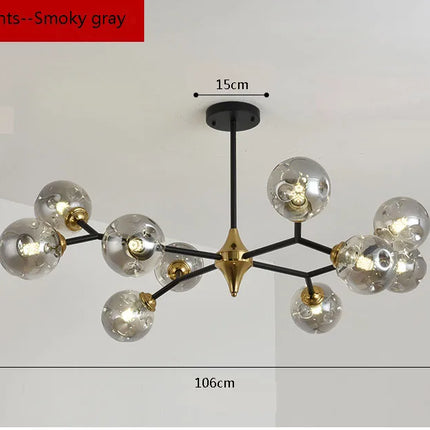 Lustre nordique de luxe au design épuré pour intérieur — LZ4QJ7