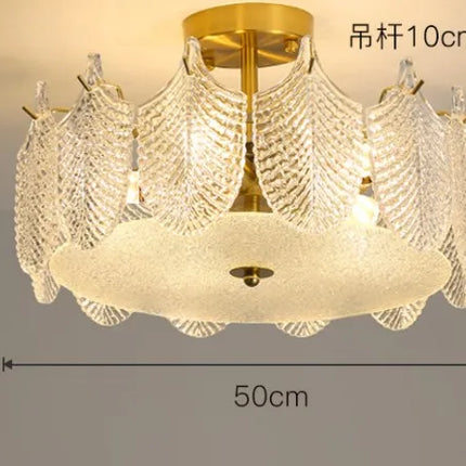 Lustre en verre pour décoration intérieure élégante et moderne — LZ4X9P