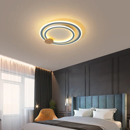 Plafonnier LED design en aluminium pour intérieur élégant — LZ4X9QJ