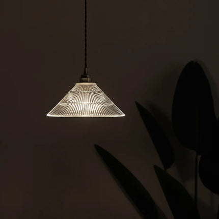 Suspension nordique en laiton et verre au style rétro américain — LZ7D9Q