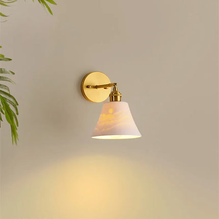 Applique murale luxe en céramique et cuivre style nordique — LZ4D7X9