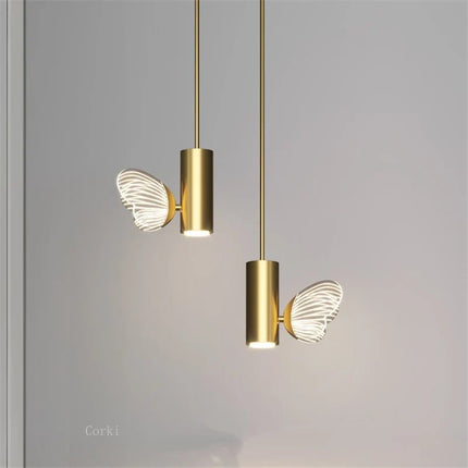 Suspension papillon en cristal pour décoration élégante — LZ4X9P