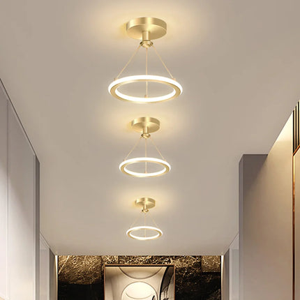 Plafonnier LED rond au design moderne pour intérieur élégant — LZ4X9B2