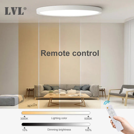plafonnier led moderne télécommandé à intensité variable