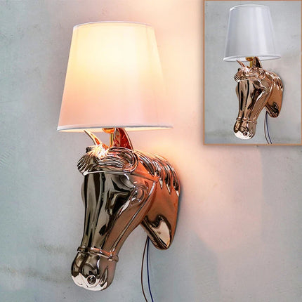Applique murale cheval style européen pour salon et hôtel — LZ4M9Q2