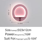 Rose ronde 16W / Blanc froid (5 500-7 000 K).