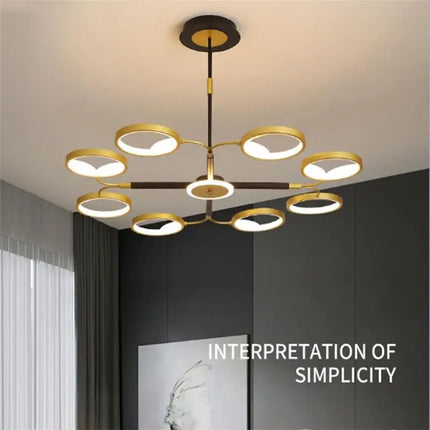 Plafonnier LED au design moderne pour intérieur élégant — LZ4M9X2