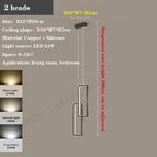 2 têtes / Corps de lampe doré / Lumière chaude, pas de télécommande