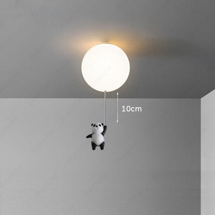 Plafonnier LED enfant avec motifs ballon et panda Otto — LZ4X9T2