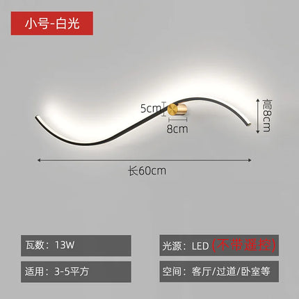 Applique murale LED moderne et créative pour décoration intérieure — LZ4G7XQ