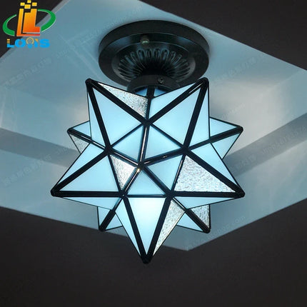 Plafonnier moderne en forme d’étoile pour couloir ou entrée — LZ4XJ9