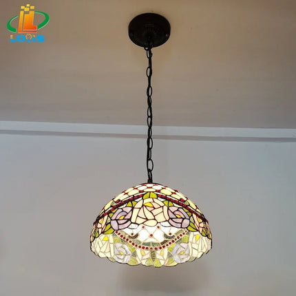 Lustre en verre décoratif pour café, bar et jardin — LZ4M9X2