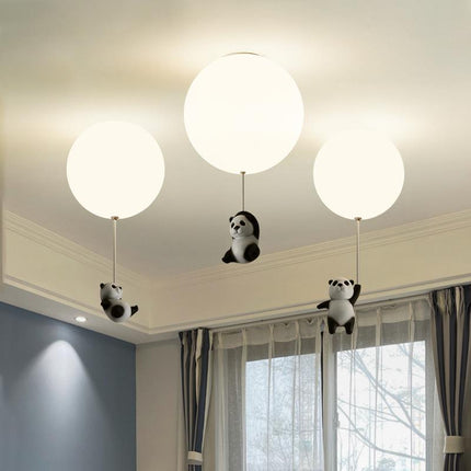 Plafonnier LED enfant avec motifs ballon et panda Otto — LZ4X9T2