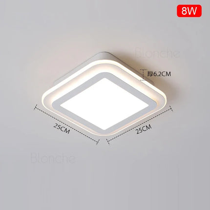 Plafonnier LED nordique moderne en acrylique pour intérieur — LZ4X9J