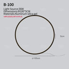 USB 100CM-36W / Lumière chaude / Noir