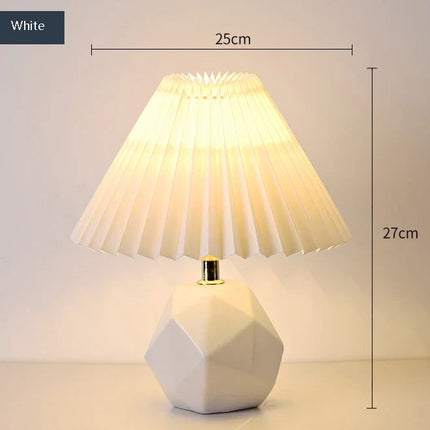 Lampe de chevet en céramique moderne pour bureau et veilleuse créative — LZ4X9P2