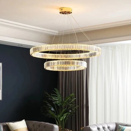 Lustre moderne en cristal élégant et raffiné haut de gamme — LZ4P9X