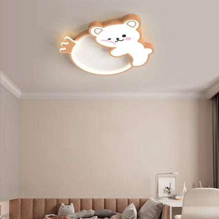 Plafonnier enfant design ours mignon pour décoration intérieure — LZ4N7Q2