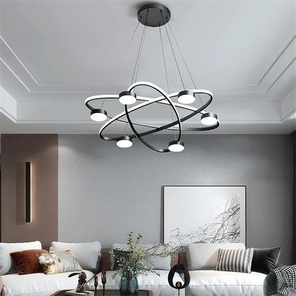 Suspension LED nordique en acrylique au design post-moderne — LZ4XJ9