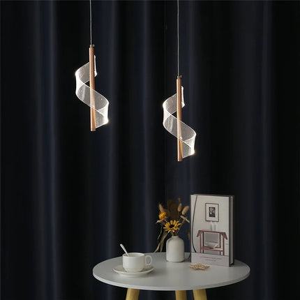 Suspension design nordique moderne en acrylique pour restaurant — LZ4X9T