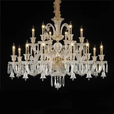 Lustre en cristal européen pour décoration moderne et élégante — LZ4X9Q