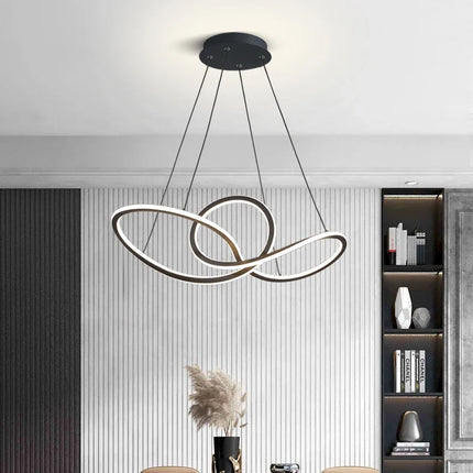 Lustre LED nordique en aluminium au design post-moderne — LZ4X9P