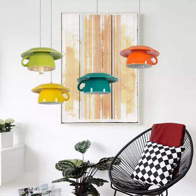 lampe suspension céramique moderne led