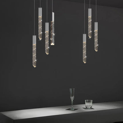 Lustre moderne en cristal pour décoration intérieure élégante — LZ4T9Q2