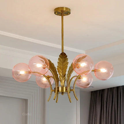Lustre suspension en verre au design minimaliste pour intérieur élégant — LZ4X9P