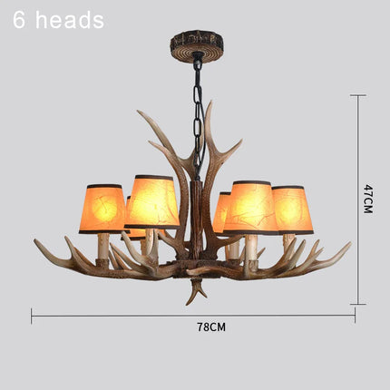 Suspension rétro en résine forme bois de cerf pour café et restaurant — LZ4X9M