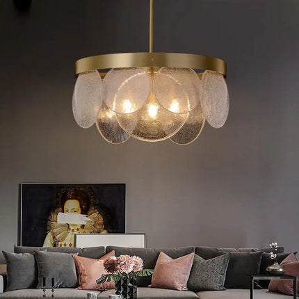 Lustre moderne en verre pour décoration intérieure — LZ4X9M