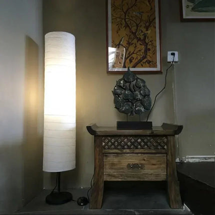 lampadaire nordique holmo design papier luminaire décoration lumière sur pied