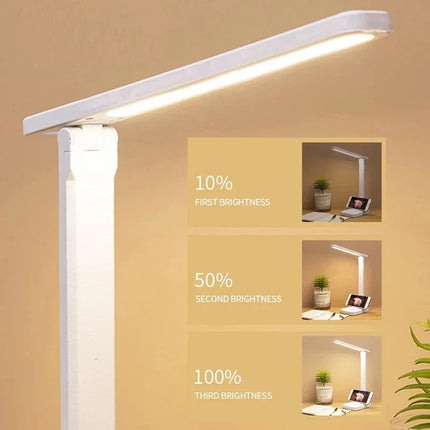 Lampe de table LED pliable à intensité tactile réglable USB rechargeable — LZ4P9X