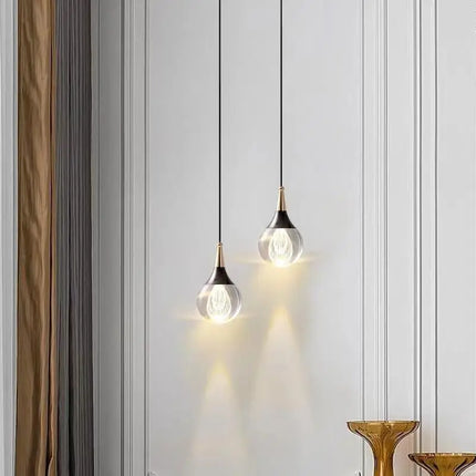Lustre LED cristal pour décoration intérieure moderne — LZ4X9P2
