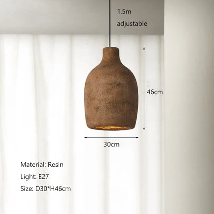 Suspension nordique Wabi-Sabi pour restaurant et décoration intérieure — LZ4X9T