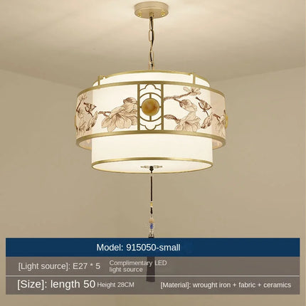 Lustre suspension rétro créatif pour éclairage de restaurant — LZ4P9XJ