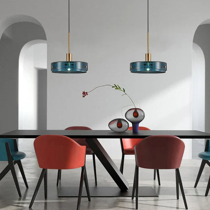 Suspension moderne en verre style nordique pour loft et bar — LZ4X9P2