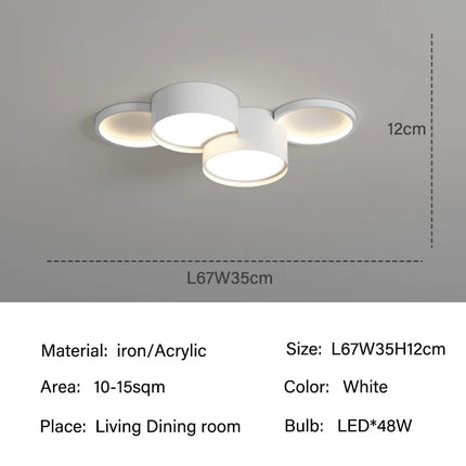 Lustre LED moderne pour éclairage intérieur élégant — LZ4X9P2