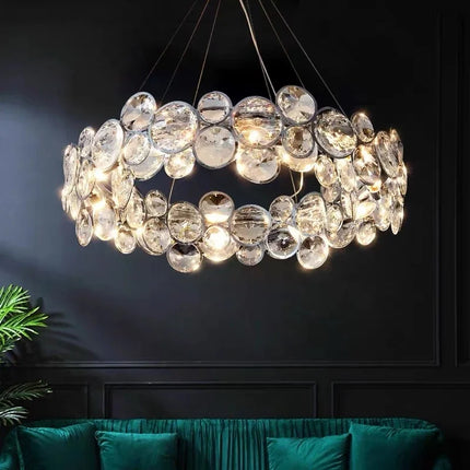 Lustre en cristal style nordique pour intérieur luxueux — LZ4X9T